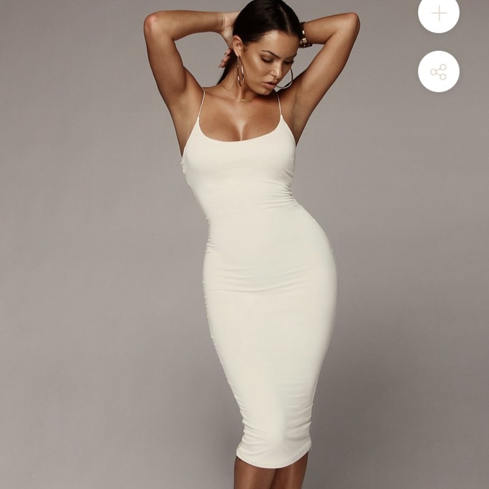 White Midi Dress